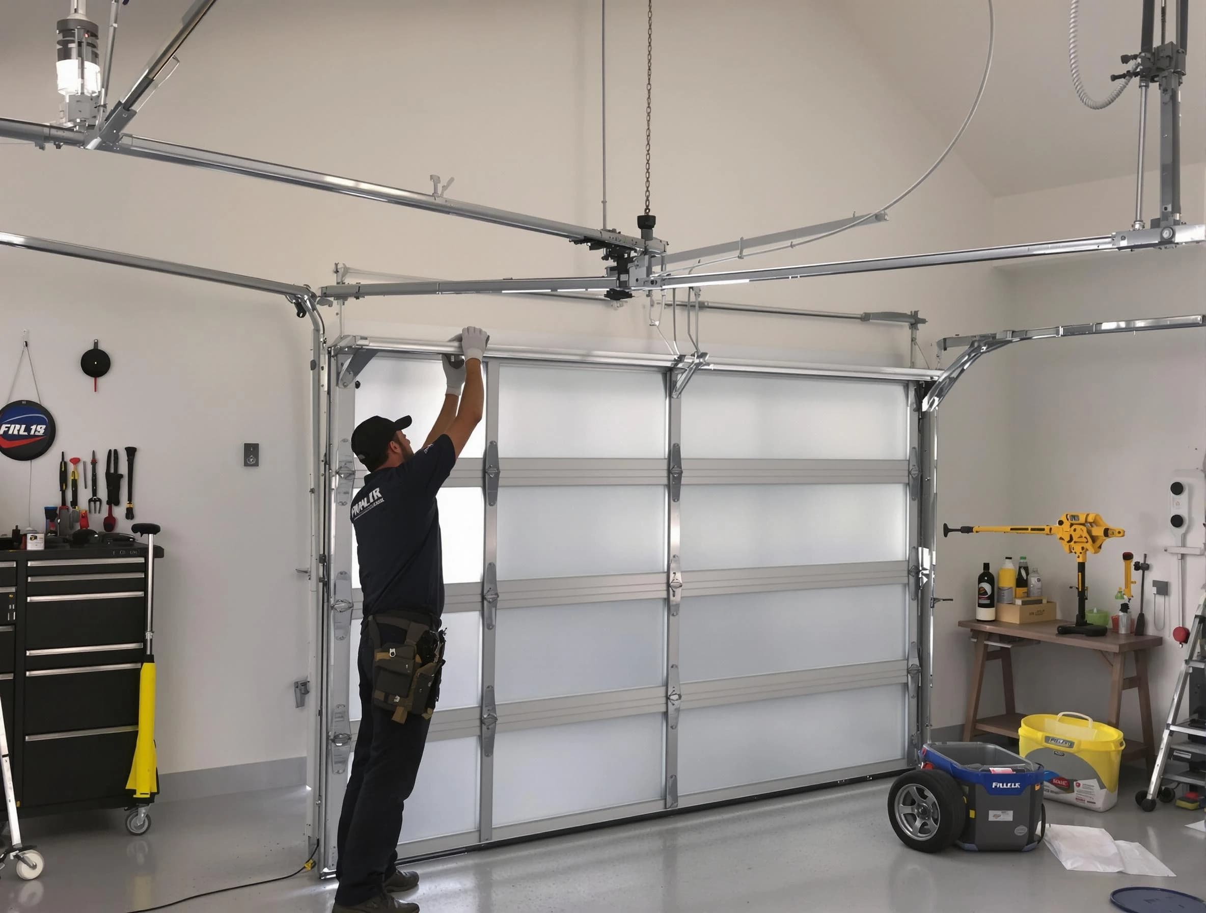 Woodmoor Garage Door Repair certified team performing precision garage door installation in Woodmoor