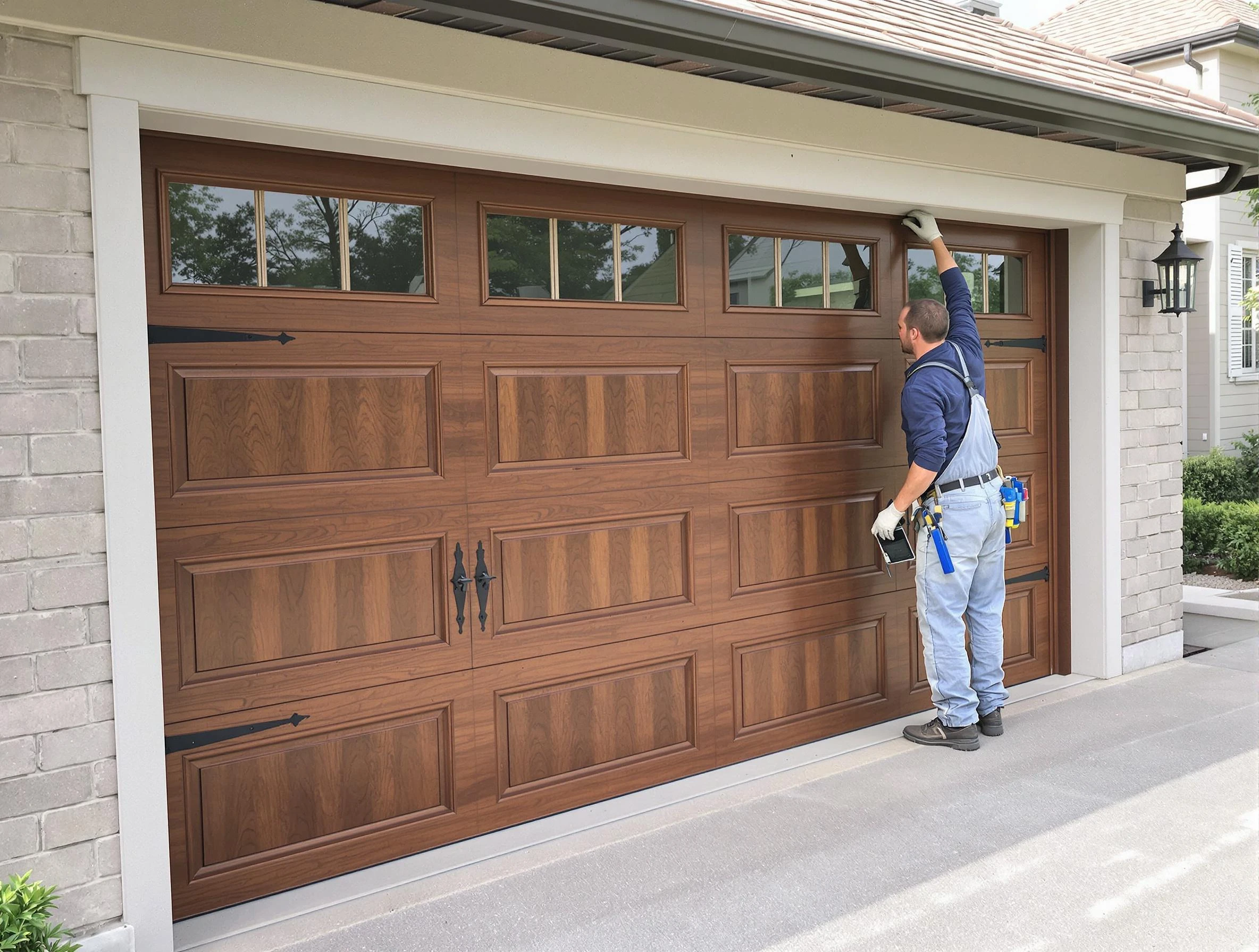 Custom garage door showcase by Woodmoor Garage Door Repair in Woodmoor