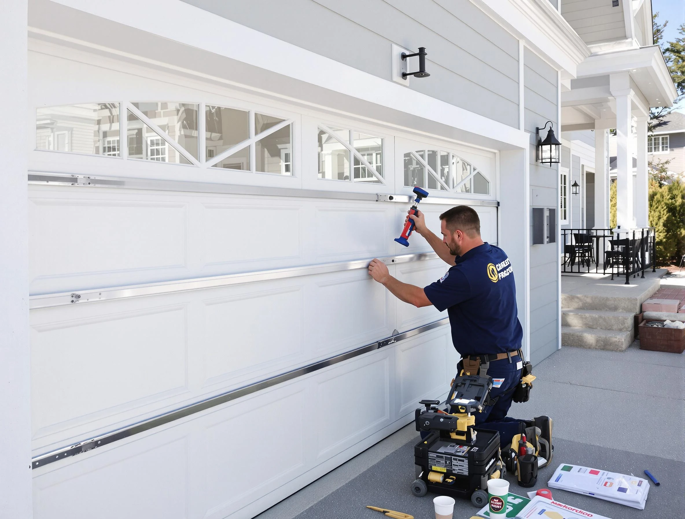 Professional garage door installation by Woodmoor Garage Door Repair in Woodmoor