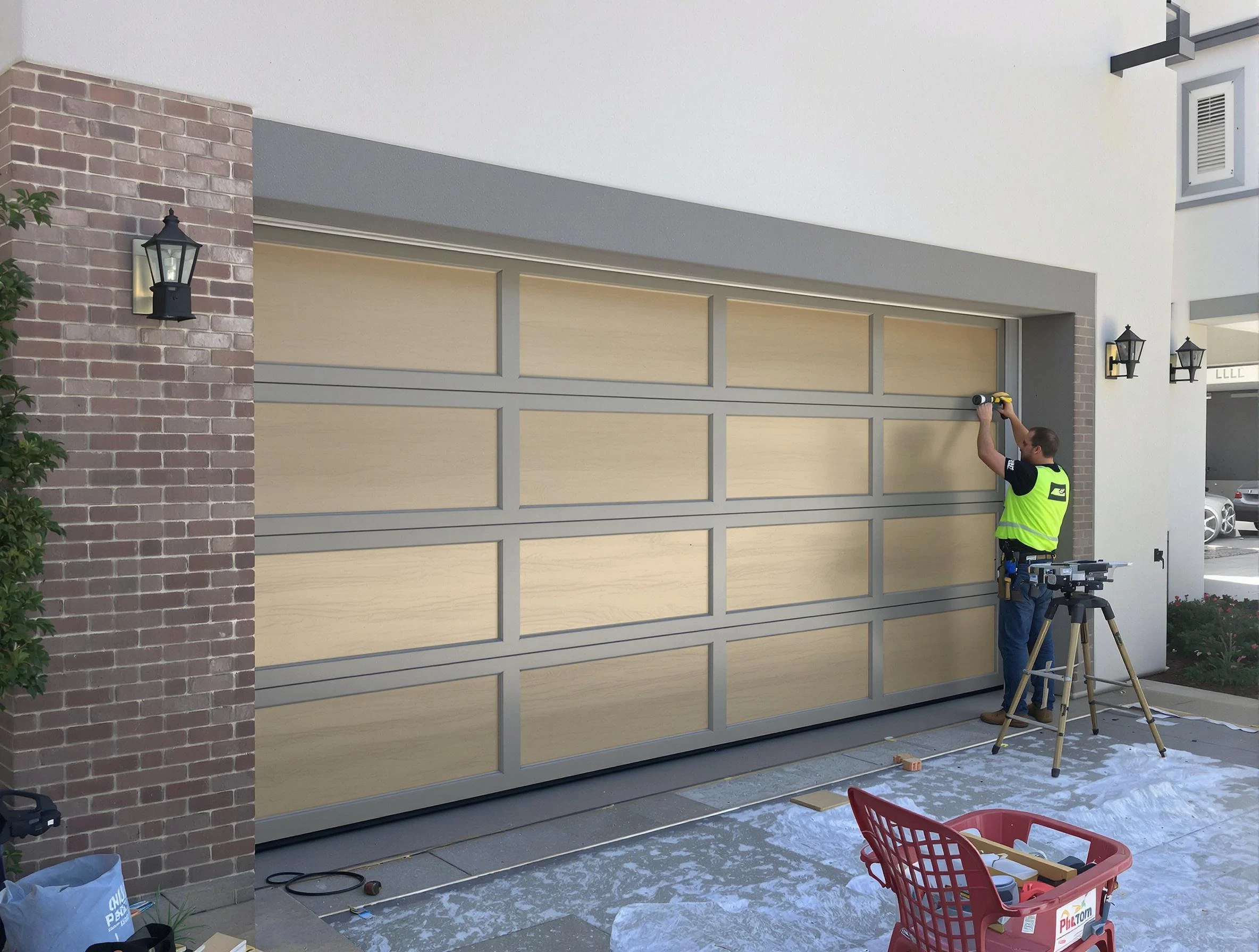 Garage door replacement service by Woodmoor Garage Door Repair in Woodmoor