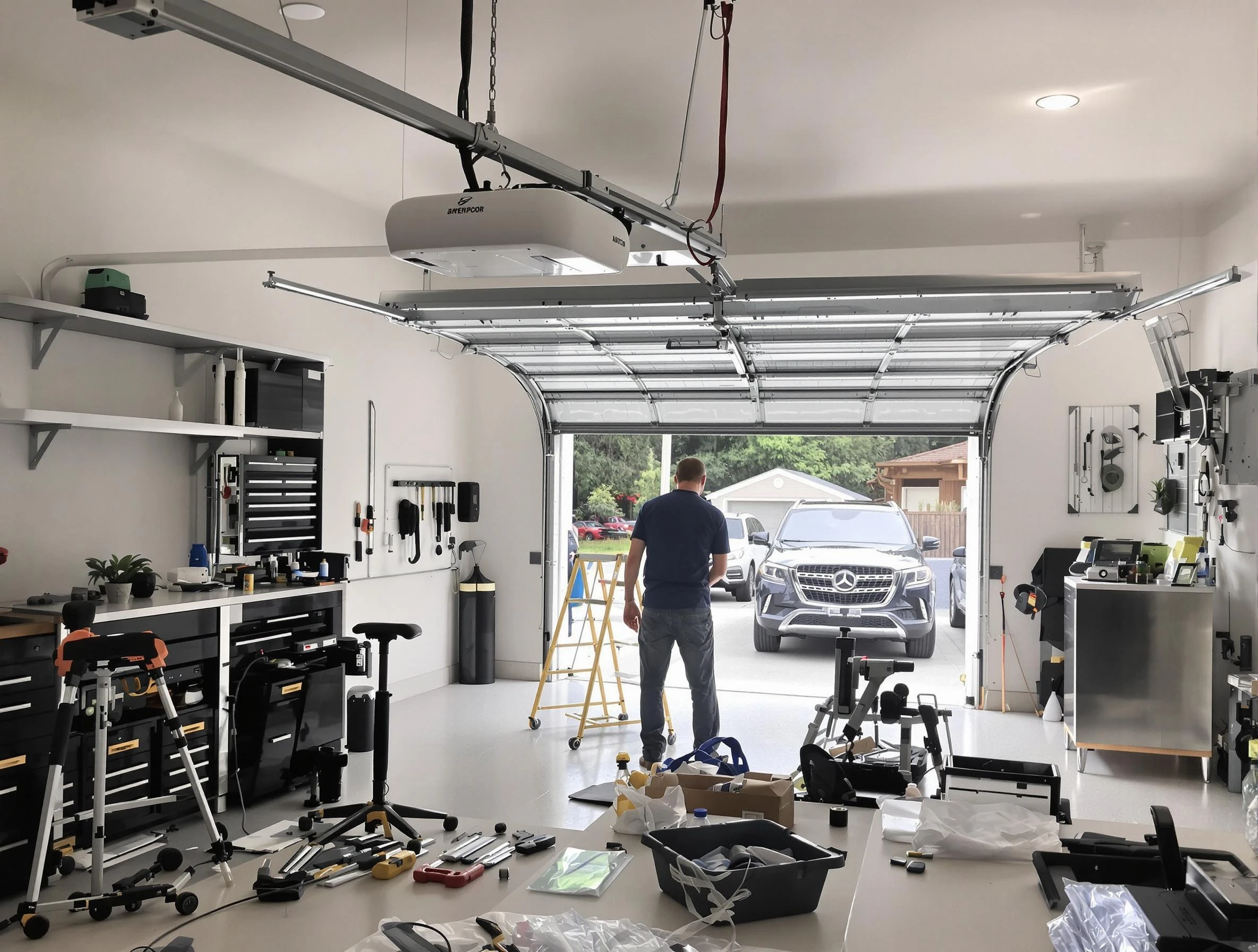 Garage door opener installation by Woodmoor Garage Door Repair in Woodmoor